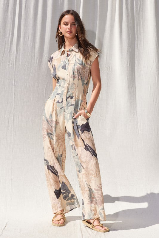 Ivana Cut Out Back Jumpsuit