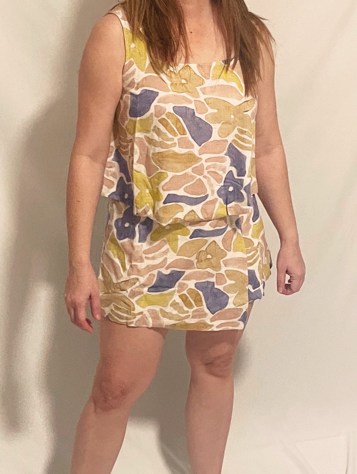 Liza Printed Top and Skort Set