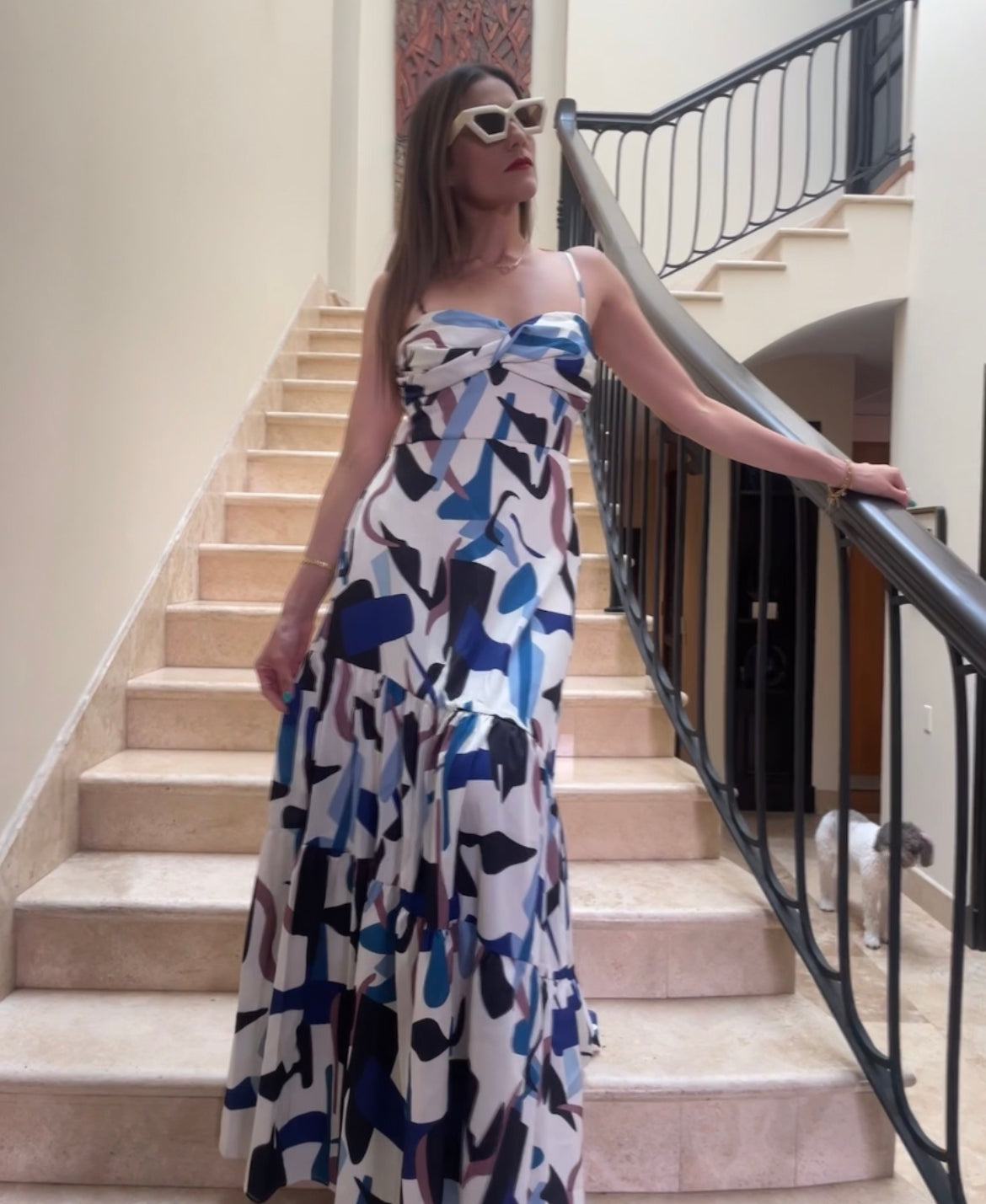 Ana Satin Maxi dress