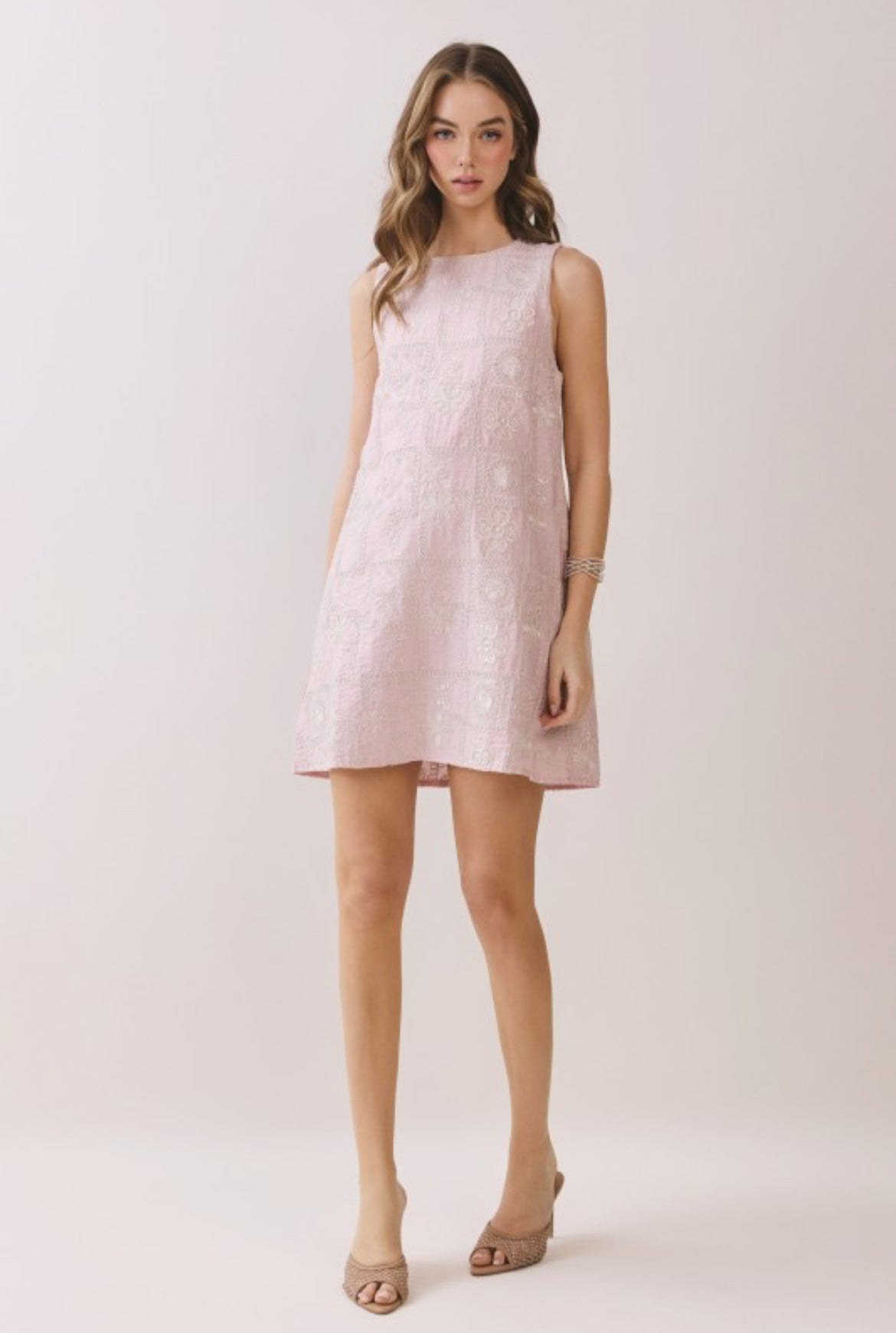 Lucila Blush Shift Dress