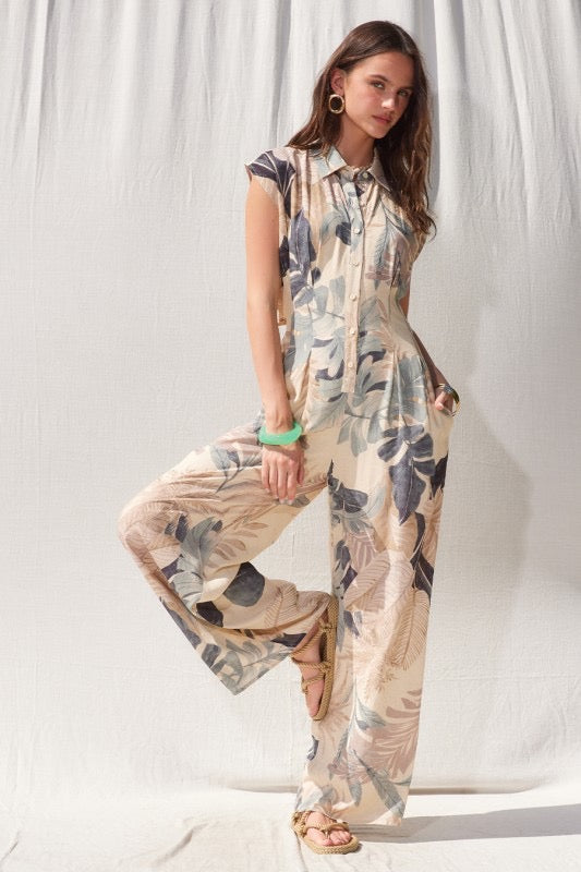 Ivana Cut Out Back Jumpsuit