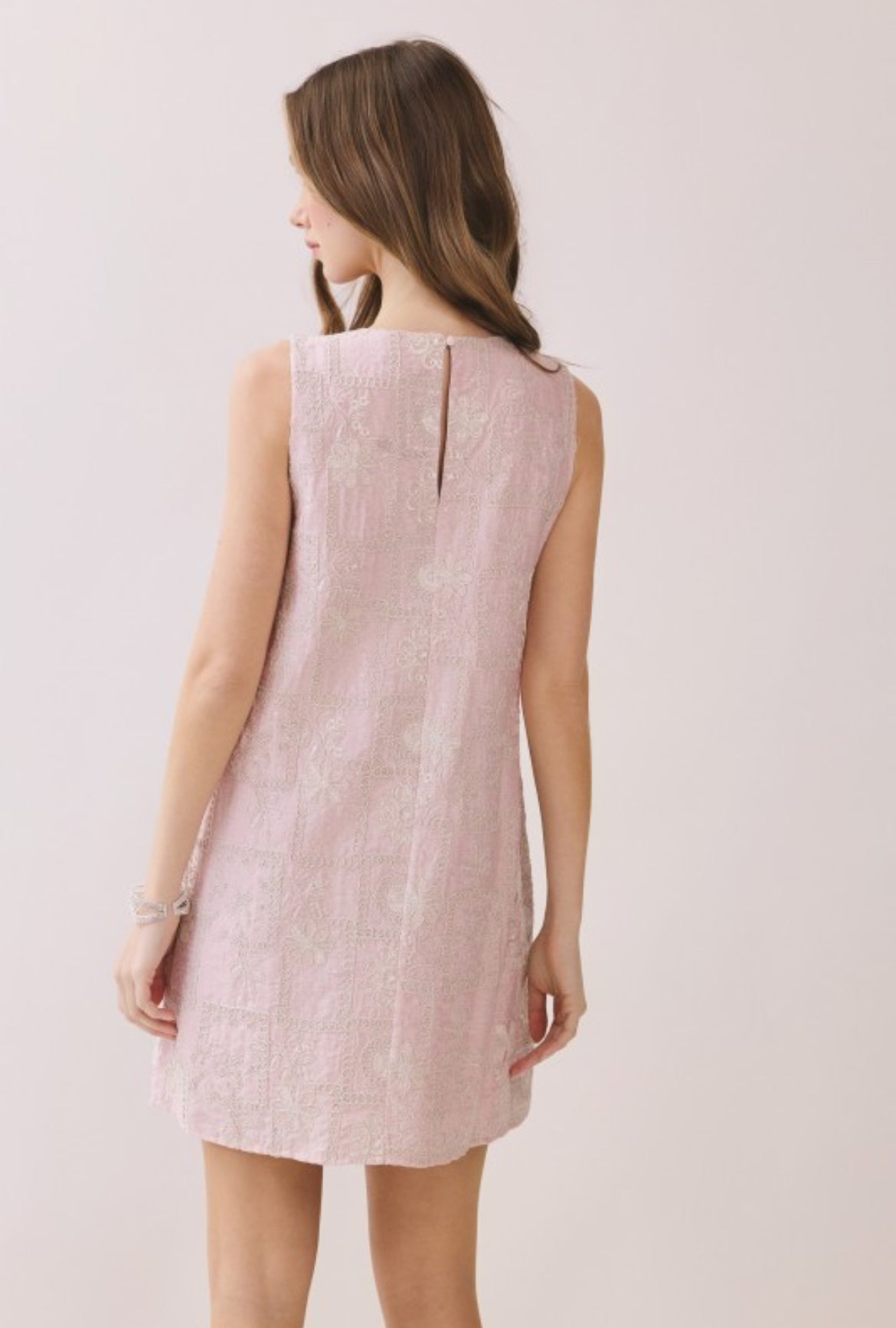 Lucila Blush Shift Dress