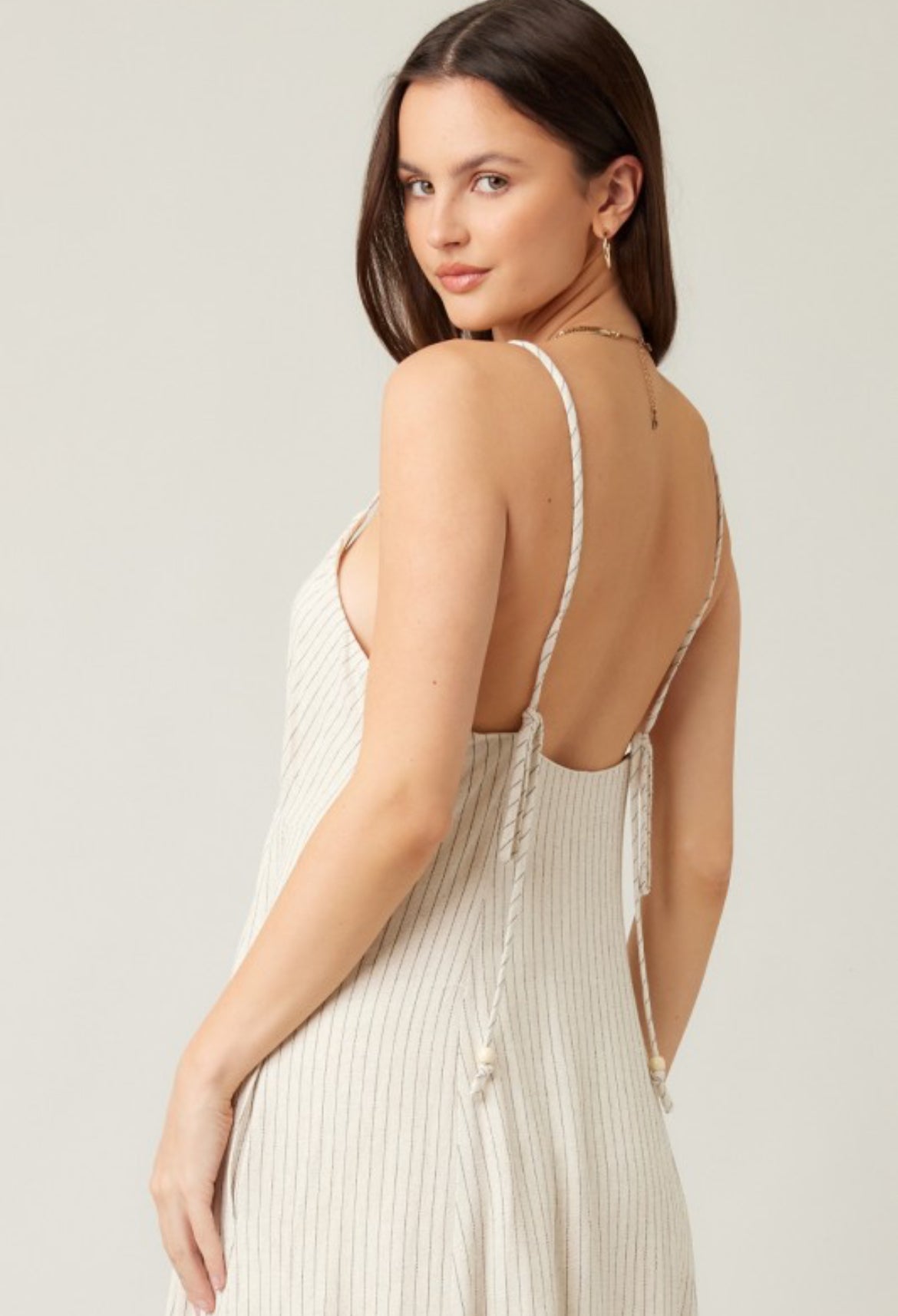 Sofía Linen Midi Dress