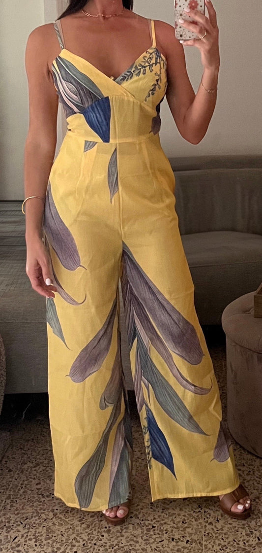 Juliana yellow jumpsuit